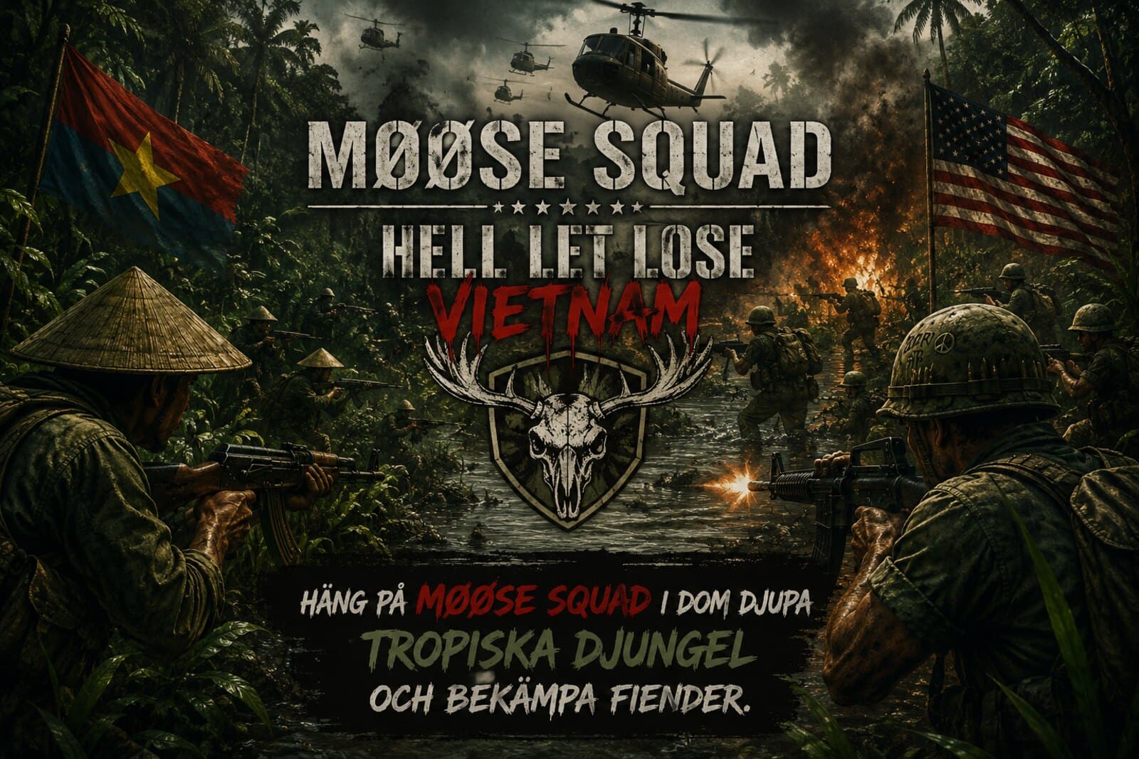 Kampanjbild för Møøse Squad i Hell Let Loose Vietnam